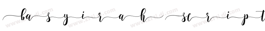 Basyirah Script Reg字体转换